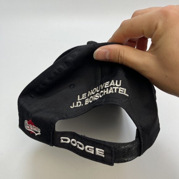 Y2K Dodge Hat Cap Strap Back Black Ram Logo Tribal Choko Motorsports Adjustable - Picture 12 of 14